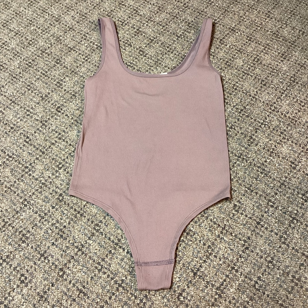 SO Pink Mauve Tank Bodysuit * Size XS * NWOT